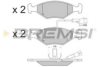 BREMSI BP2776 Brake Pad Set, disc brake